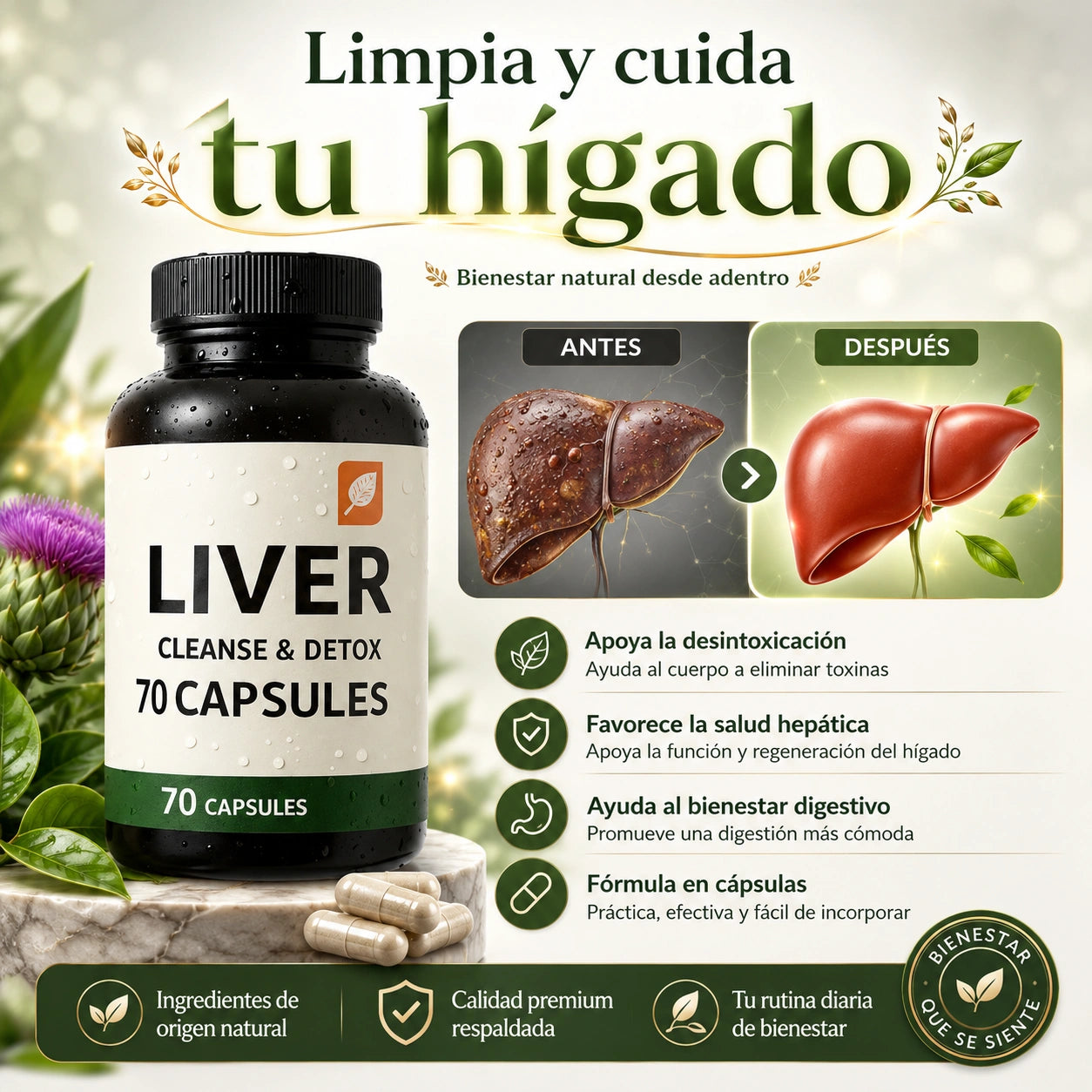 LiverShield PRO®:“Desintoxicación natural para sentirte más liviano cada día”