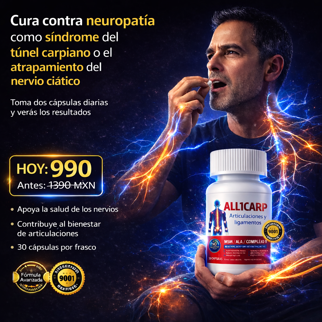 ALLICARP Tratamiento para la Neuropatia 30 cápsulas
