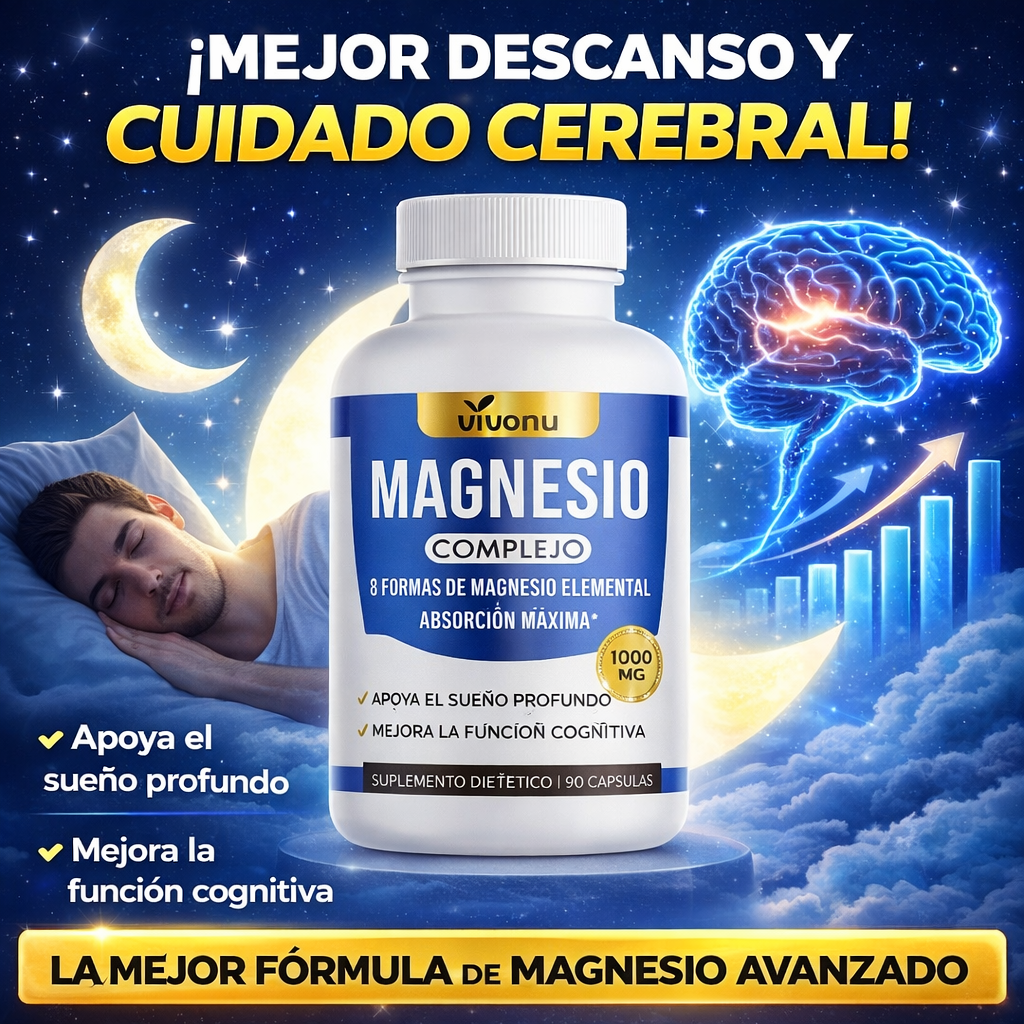 Compuestos de avance de magnesio - soporte natural para el sueño y la función cognitiva