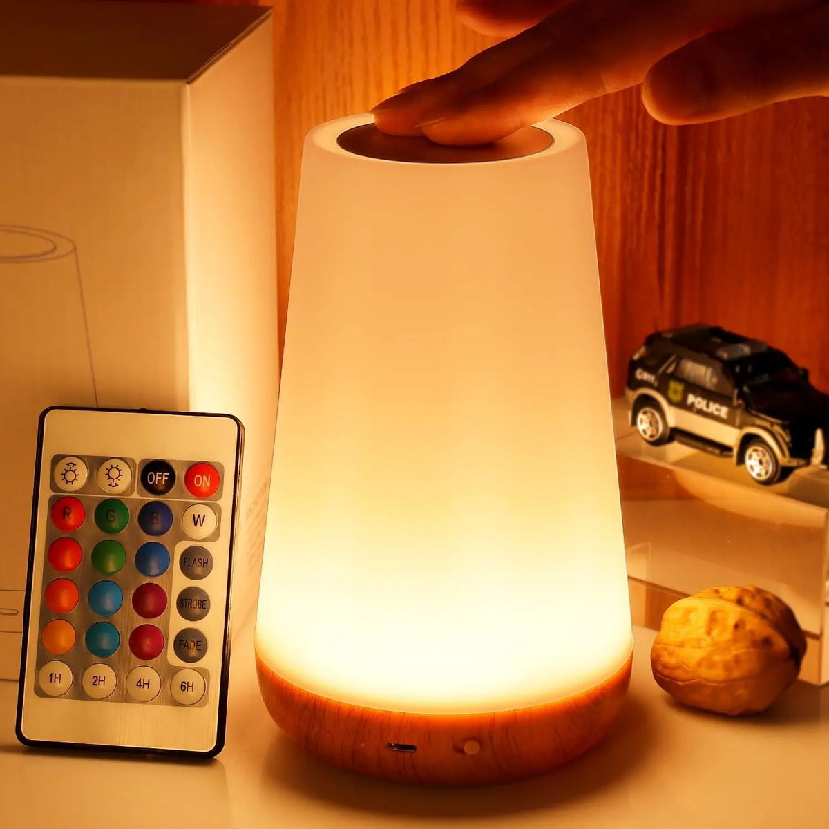 Lámpara RGB de 13 colores con control remoto