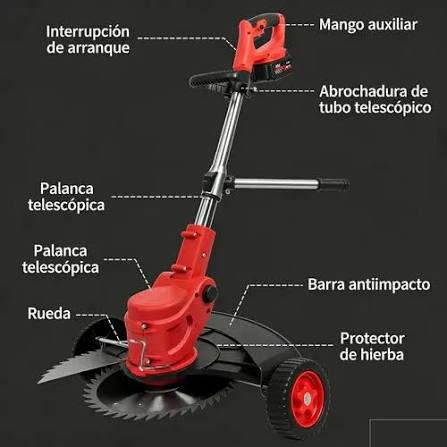 Recortadora de Césped Inalámbrica 48V con Ruedas: Arregle su jardín en minutos y disfrute su fin de semana