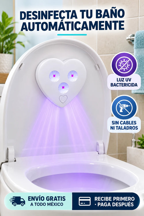 Esterilizador UV para baño - desinfección automática