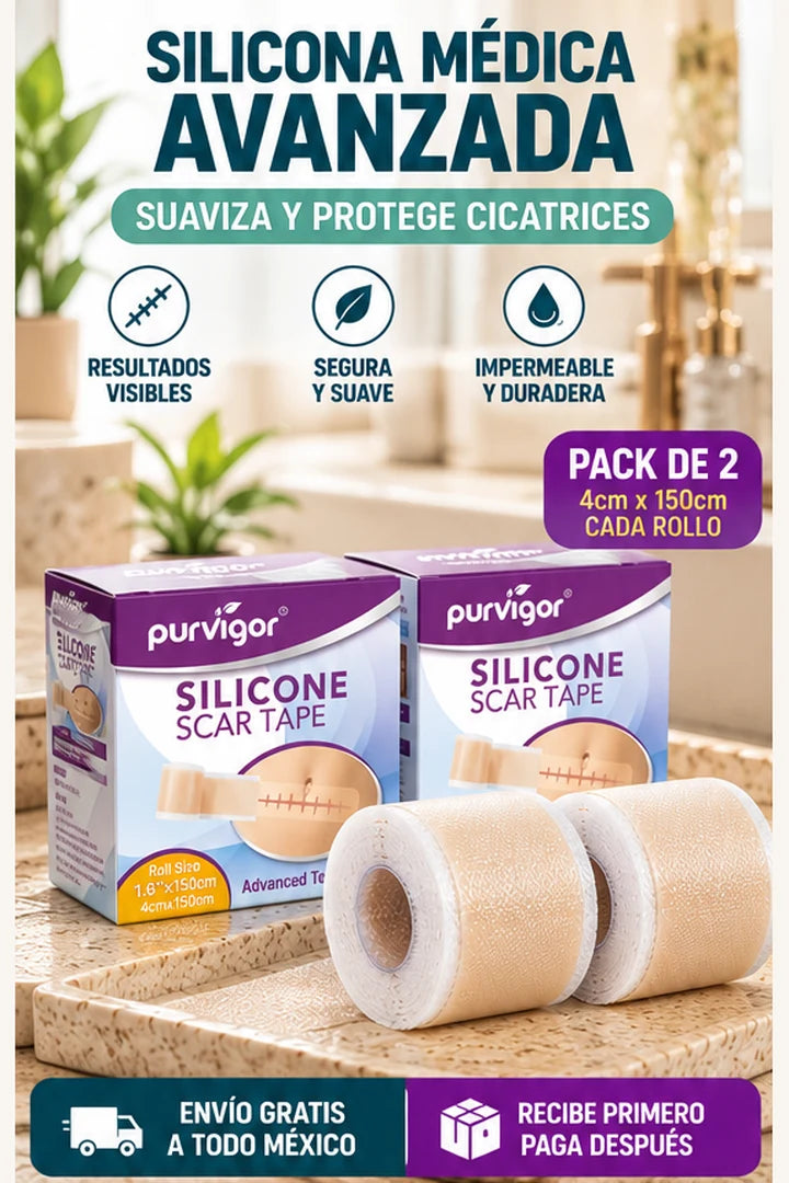 Purvigor pack de 2 rollos 4 por 150 cm