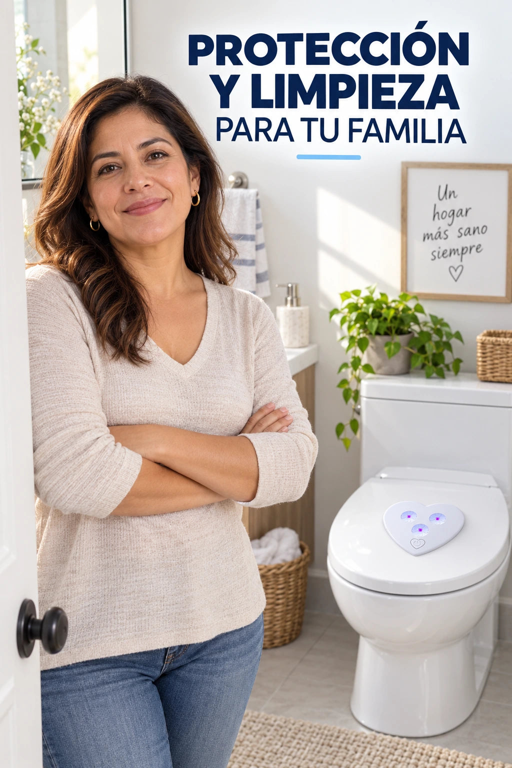 Esterilizador UV para baño - protección y limpieza familiar