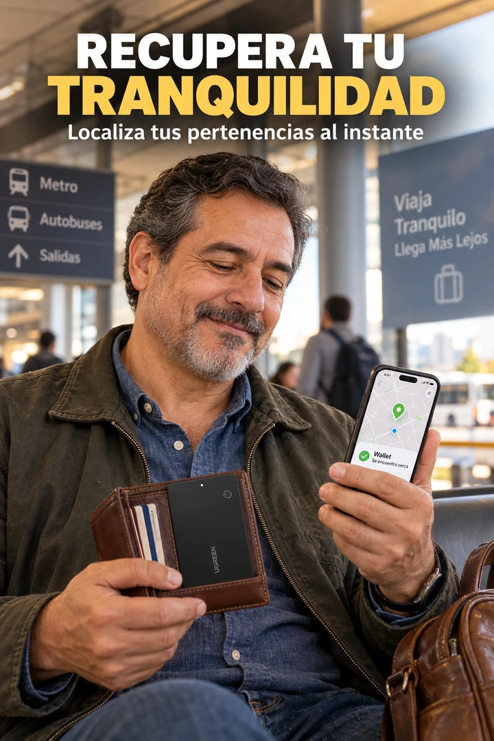 Rastreador UGREEN - tranquilidad al viajar