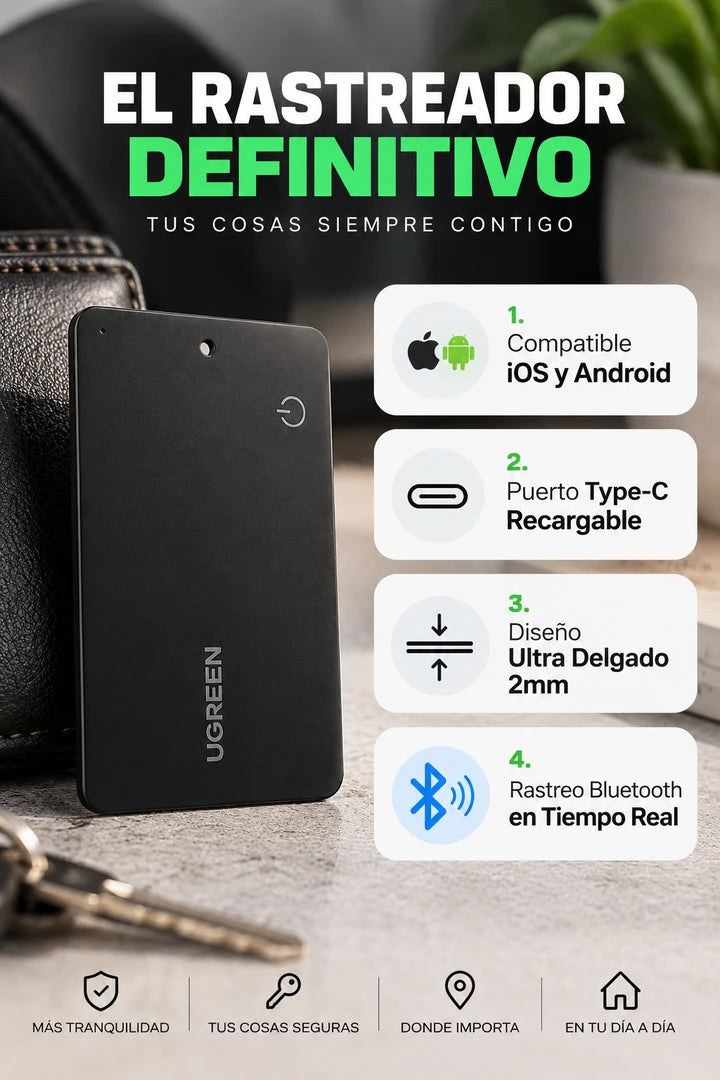 Rastreador UGREEN - características principales