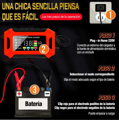 BRPOM Charge Plus :El cargador inteligente que revive tu auto🔋🚗