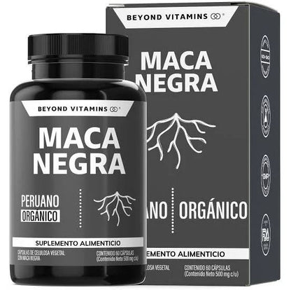 Maca Negra Beyond: Maca Negra 100% Orgánica: Energía, Concentración y Bienestar Natural