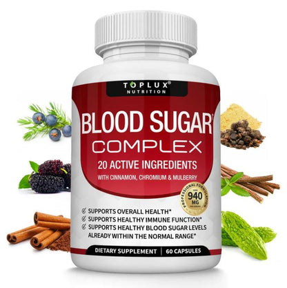BLOOD SUGAR COMPLEX™:El Secreto Natural para Mantener tu Azúcar en Equilibrio y Tu Salud en Control