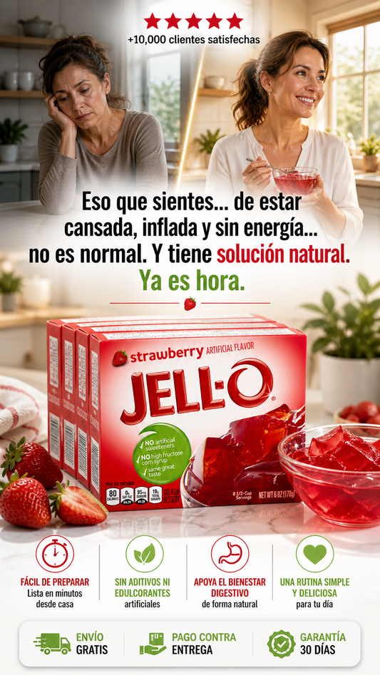Jell-O Gelatin Dessert, Strawberry Flavor, 3-Ounce Box (Pack of 5)