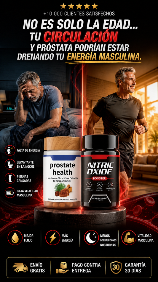 Oxido Nítrico + Prostate health