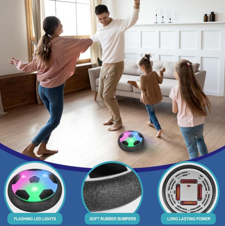 Air Soccer LED™:⚽✨ Diversión activa luces, movimiento y risas aseguradas