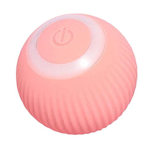 2 pelotas interactiva para gatos: rueda automáticamente, se divierte, se burla, juguete eléctrico para el ejercicio y el entretenimiento de los gatos: atrae a su mascota.