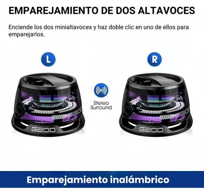 BassGrip 360: ¡Dale vida a tu música con luces RGB y sonido HD!