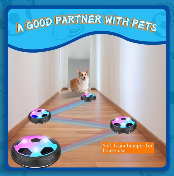 Air Soccer LED™:⚽✨ Diversión activa luces, movimiento y risas aseguradas