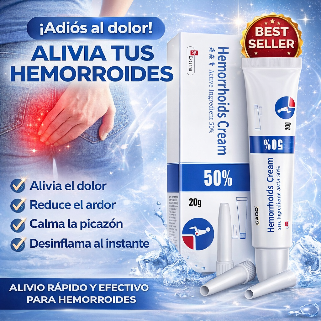 HEMORRHOIDS RELIEF CREAM™ – Elimina el dolor y la incomodidad ya