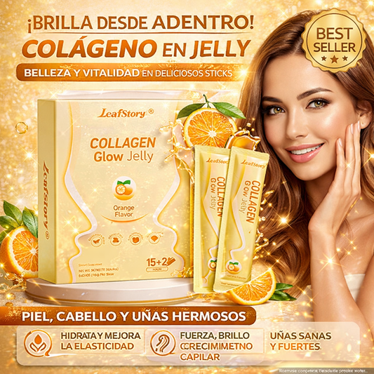 LeafStory Collagen Glow Jelly- para el cuidado de articulaciones, piel y cabello