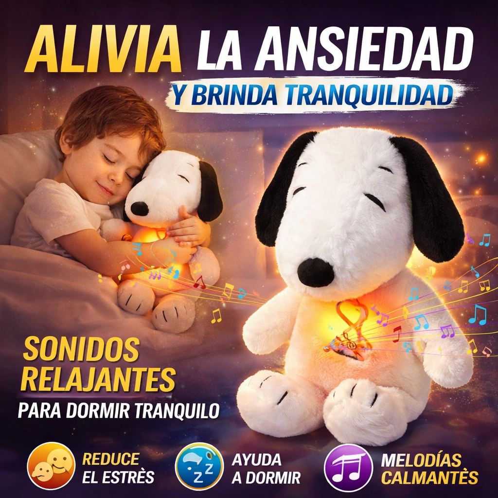 Peluche Snoopy - Para reducir estrés y ansiedad