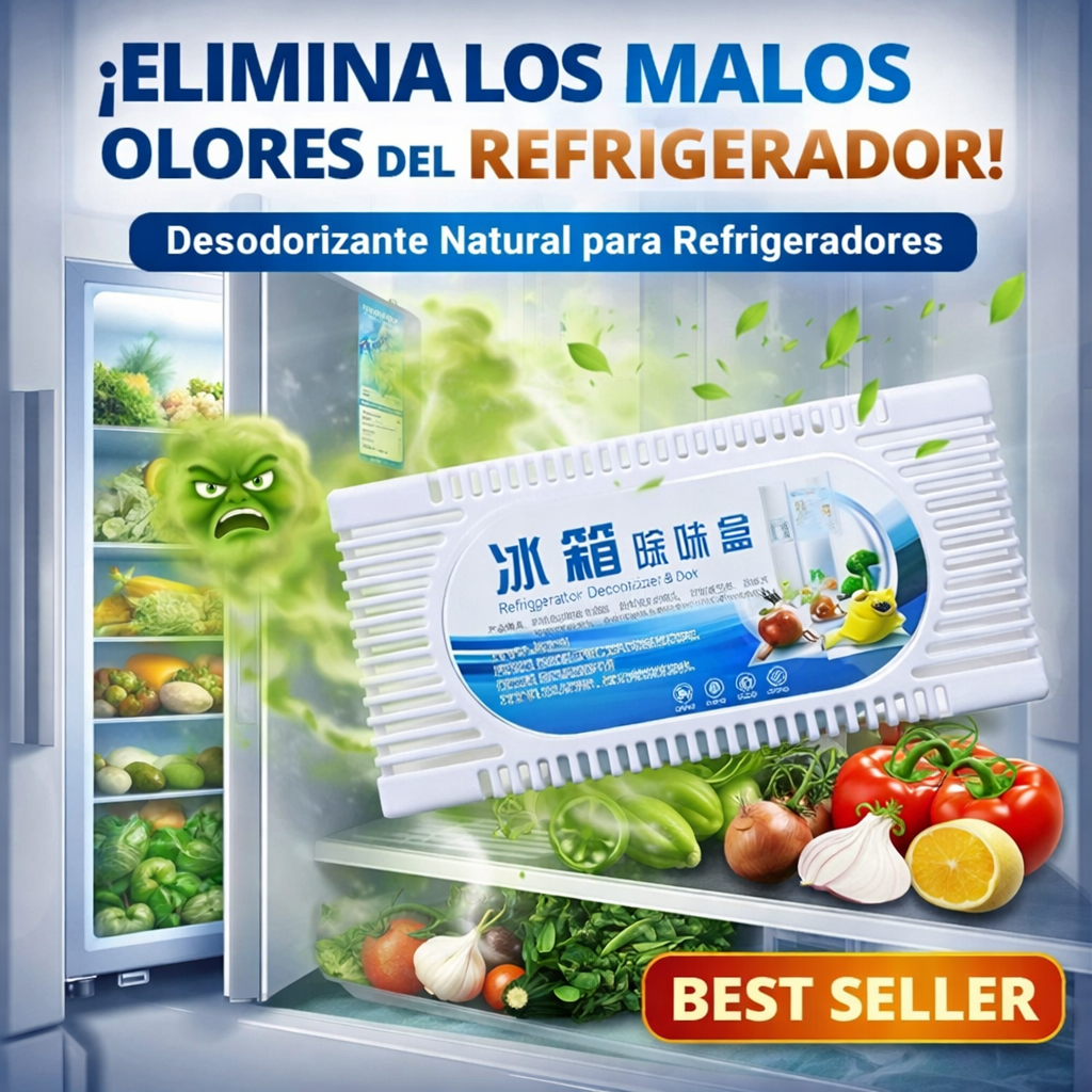 Pack de 3 Desodorante natural para refrigeradores grandes