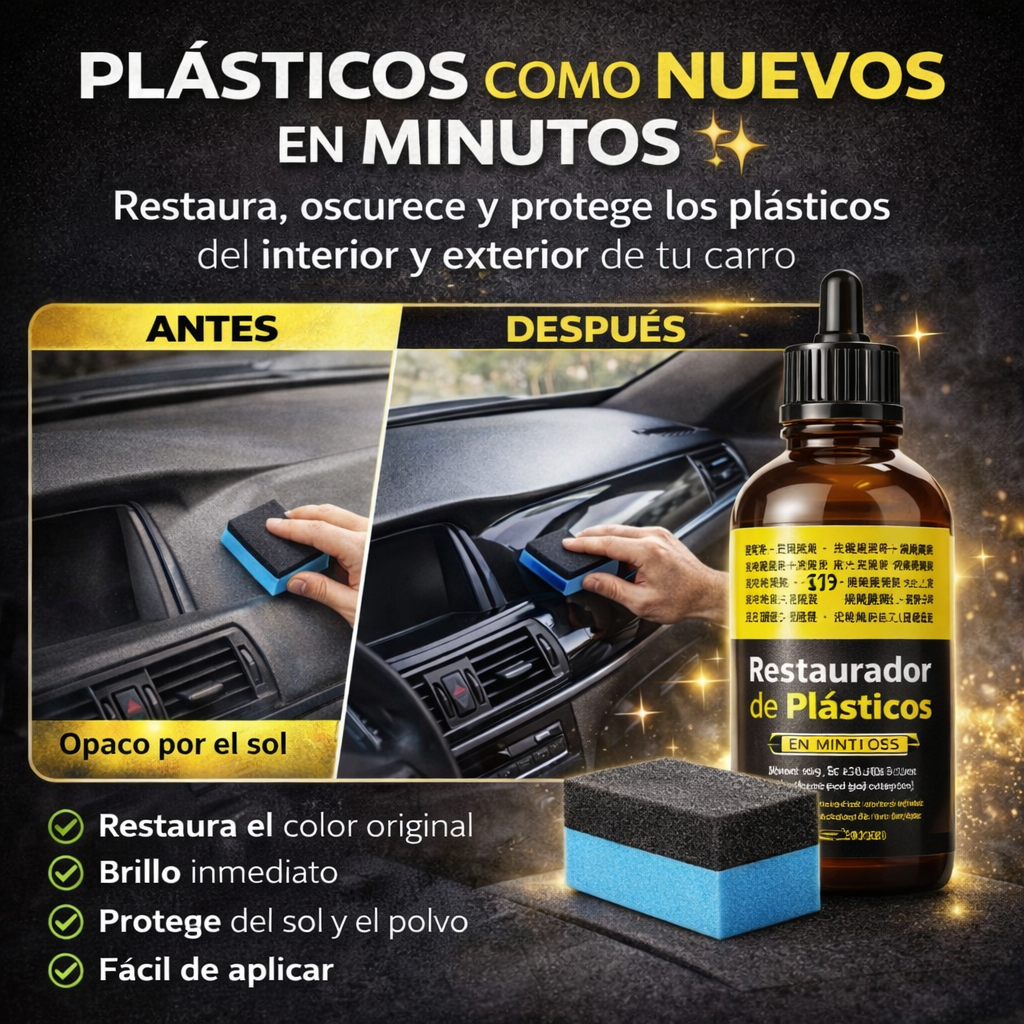 Restaurador de Plasticos Interior de Carro