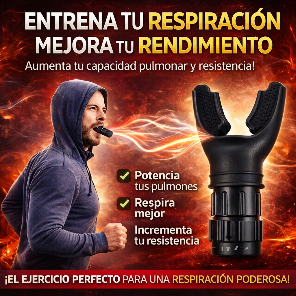 Dispositivo Portátil de Ejercicio Respiratorio Ajustable