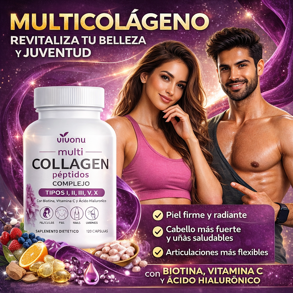 Píldoras de colágeno compuestas para hombres y mujeres -