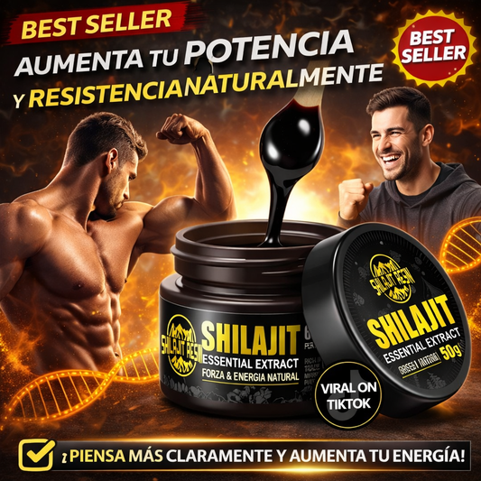 Suplemento Shilajit Resina 50g -aumenta la potencia, mejora la resistencia física y mental