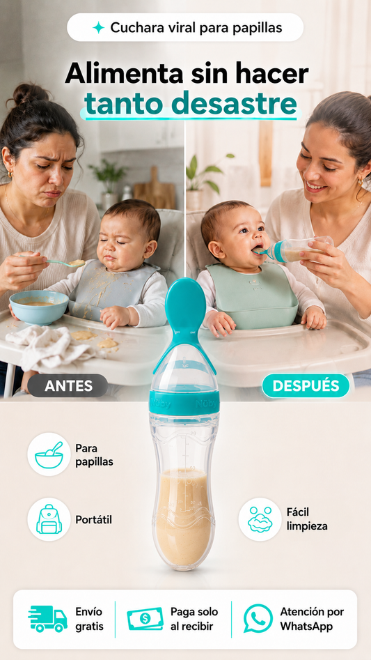 Cuchara Dispensadora de Alimento para Bebé 90 ml