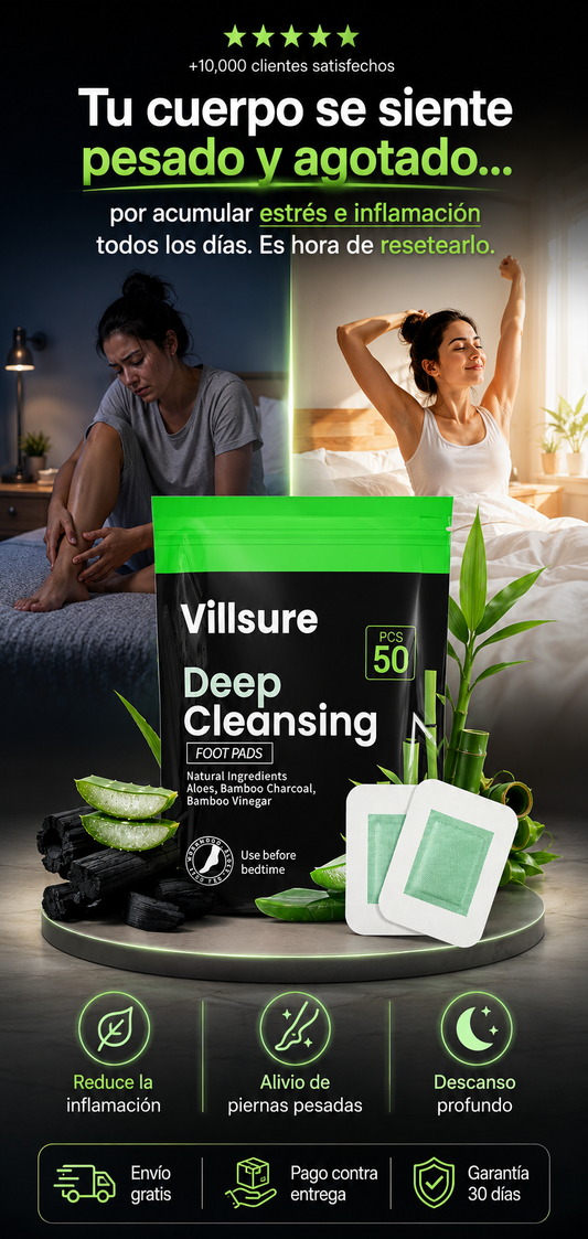 Villsure Las almohadillas limpiadoras para pies cuentan con una fórmula herbaria natural, Fomprising Aloe Vera Bambú Carbón Carbón Marino, Vinagre de Bambú y Turmalina, Adecuado para la Relajación Diaria, Mejor Utilizado Antes de Dormir