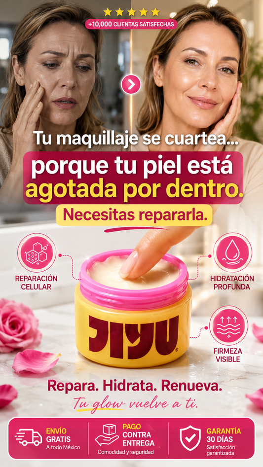 JiYu NAD+ Hidratante Facial – Crema Coreana Antienvejecimiento para Piel Radiante, Firme y Suave – Crema Hidratante y Brillante Diaria para Mujeres y Hombres, Todos los Tipos de Piel – 50 ml
