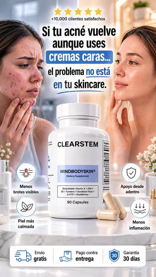 CLEARSTEM Hormonal Acne Supplement,for Mood Stress DIM for Hormone Balance