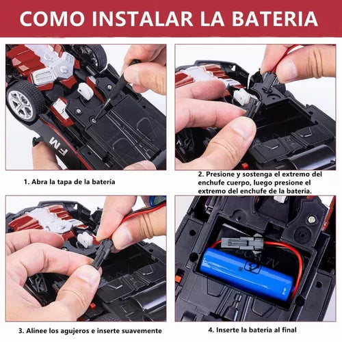 Lamborghini RECARGABLE Control Remoto Transformers