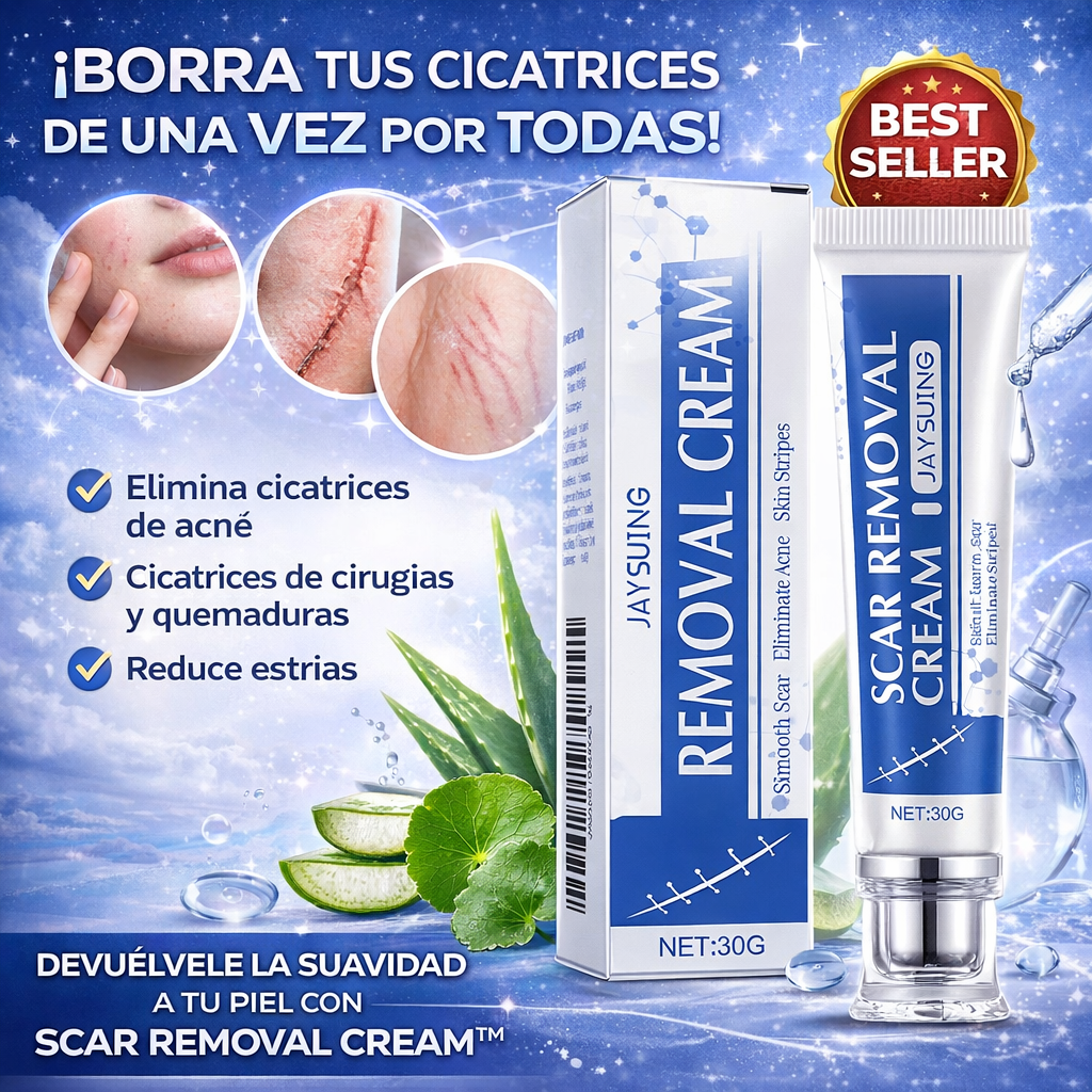 SCAR REMOVAL CREAM™ – Deja atras las cicatrices del pasado