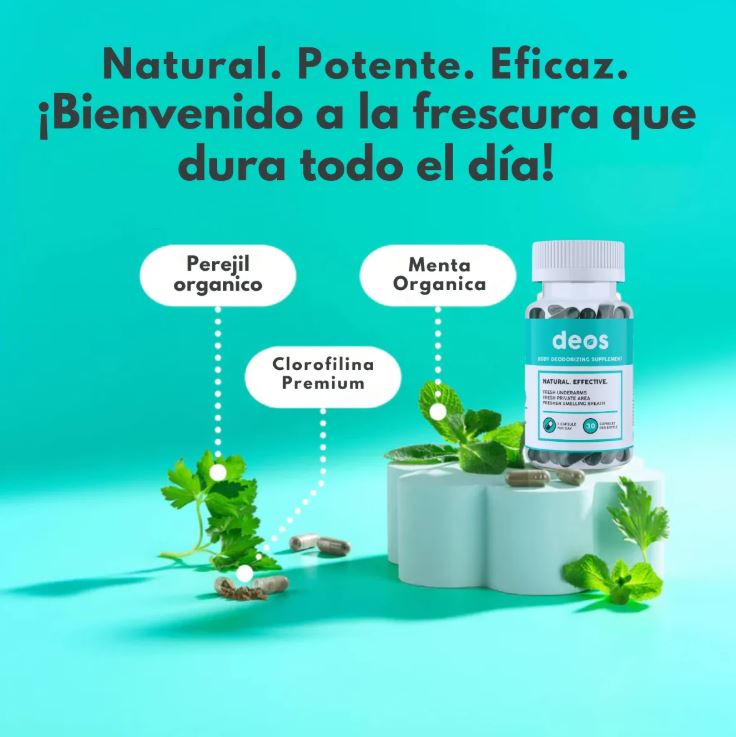 DEOS®– Elimina el Olor Desde Adentro, 🧼Siente la Libertad por Fuera 🌿💨