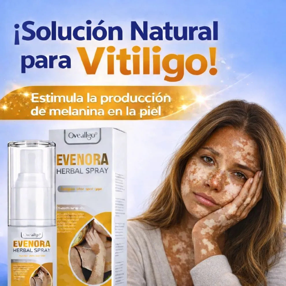 Evenora Herbal Spray–Solución Natural para el Vitíligo.