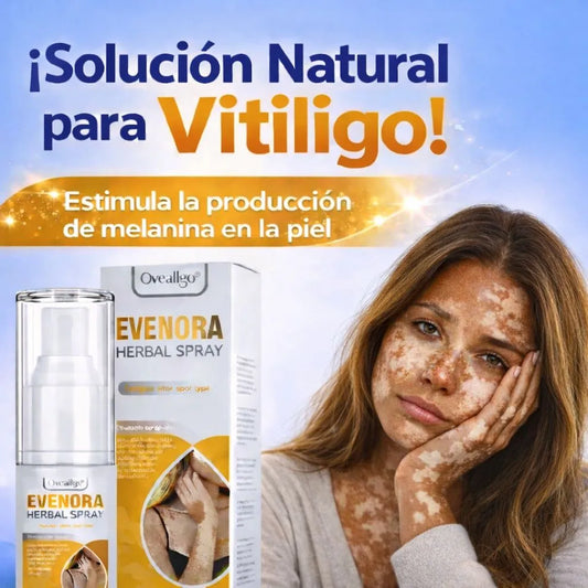 Evenora Herbal Spray–Solución Natural para el Vitíligo.