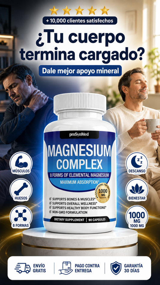 Complex 8 Essential Magnesium Supplement 1000mg