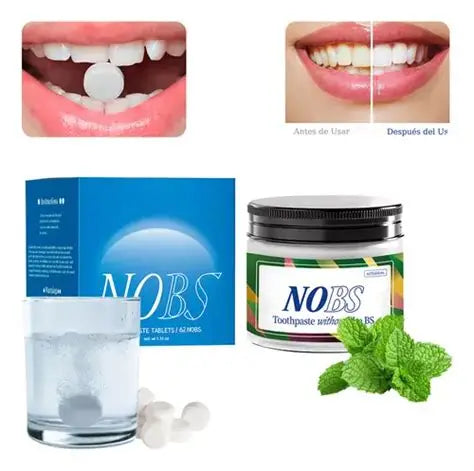 Tabletas de pasta de dientes Nobs Fixodent Plus  140 ml