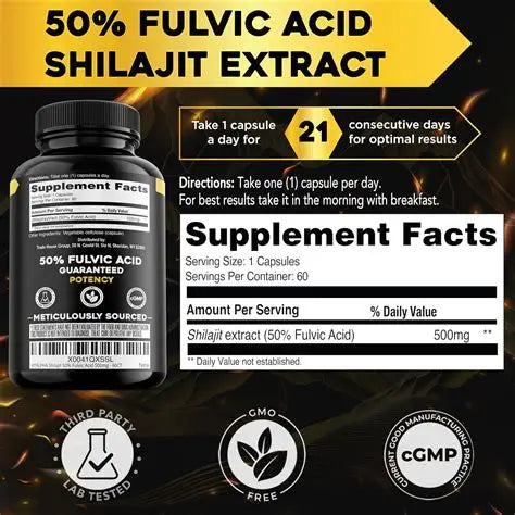 Shilajit en Cápsulas: La Resina del Himalaya en Fórmula Conveniente