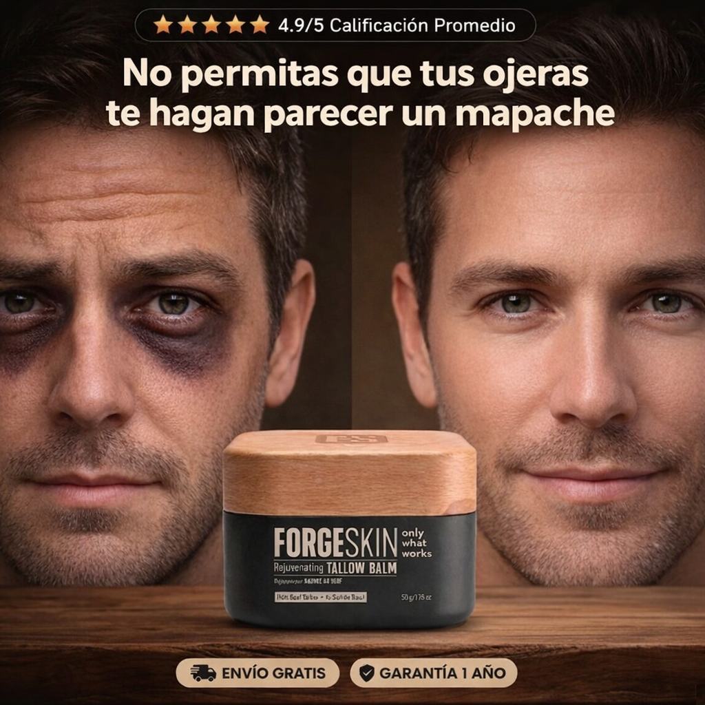 FORGESKIN- No permitas que tus ojeras te hagan parecer un mapache