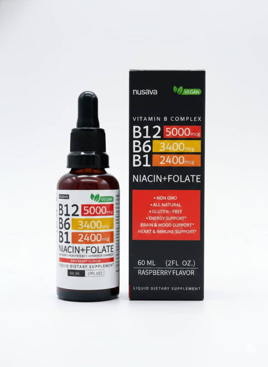 Vitamina B12 y B6, complejo de vitamina B sublingual B12 - Para La Dependencia al Café O Azúcar Para Rendir