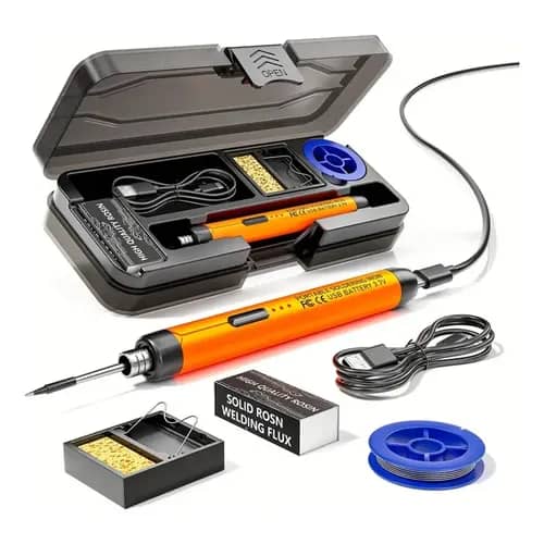 Kit Soldador Usb Recargable-Temperatura