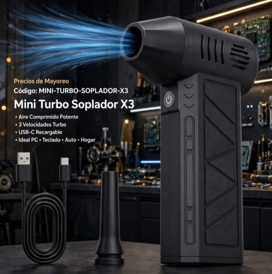 Mini Turbo-Soplador x3