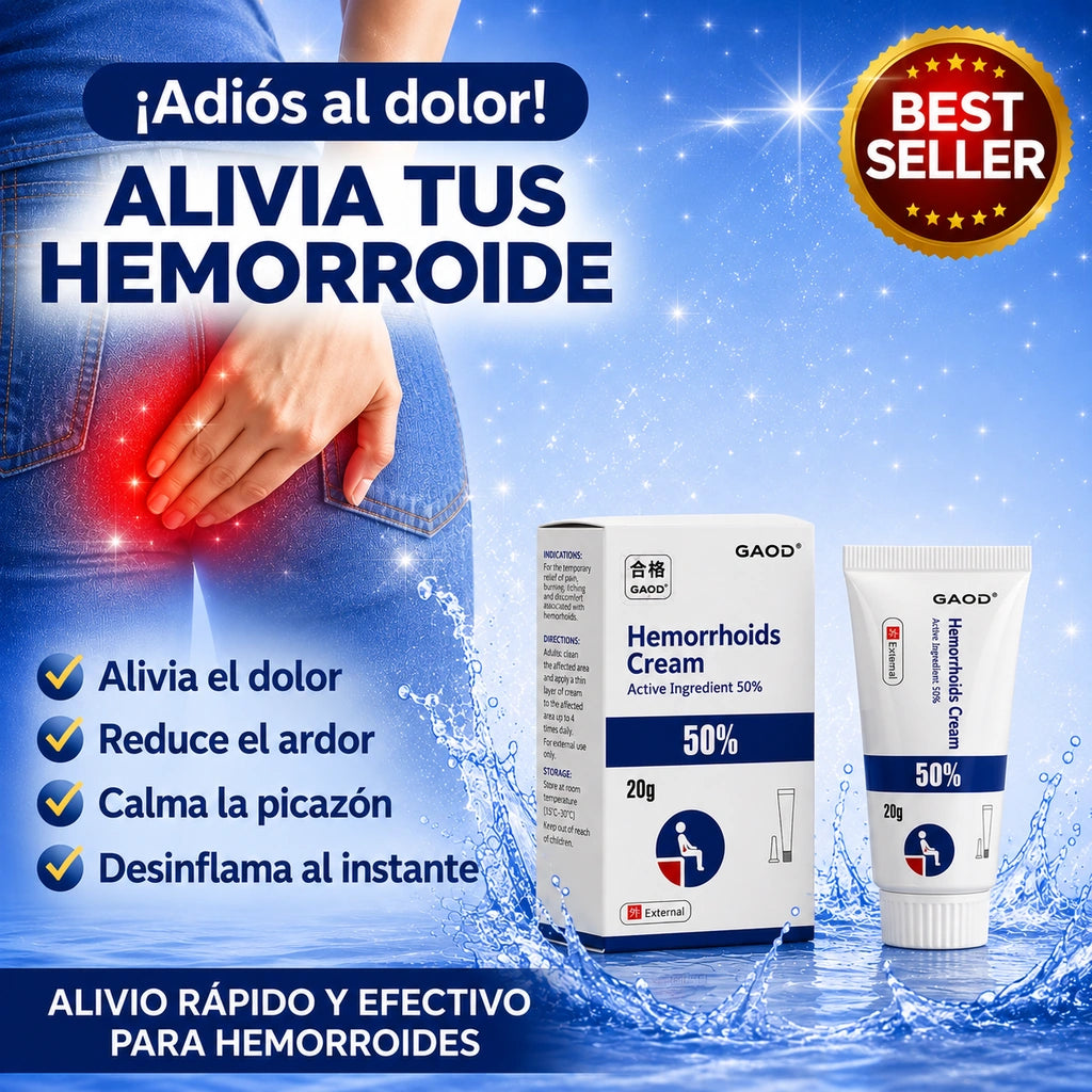 HEMORRHOIDS RELIEF CREAM™ – Elimina el dolor y la incomodidad ya