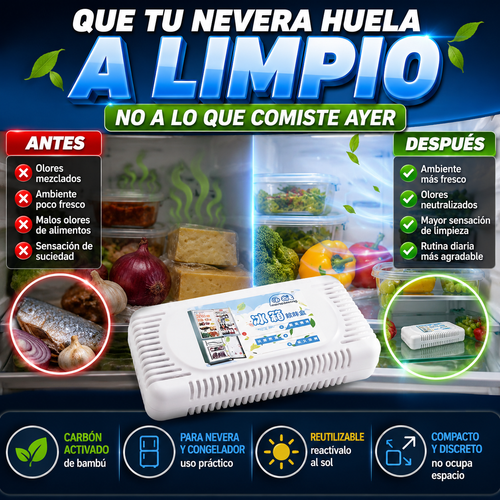 Desodorante Para Nevera Refrigerador-Ayuda a neutralizar malos olores