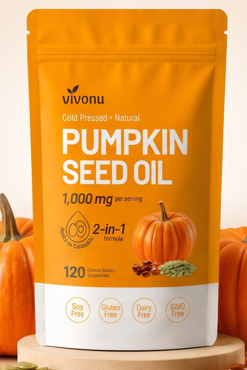 Aceite de Semilla de Calabaza + Saw Palmetto: Recupere el control y evite pausas urgentes