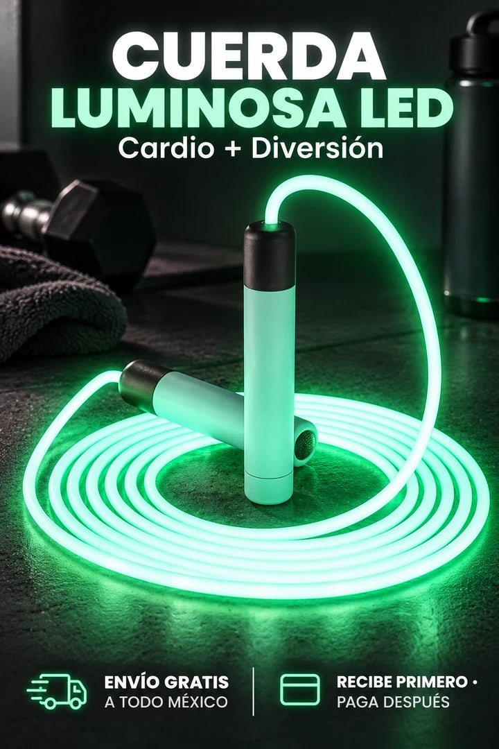 Cuerda LED verde - presentacion