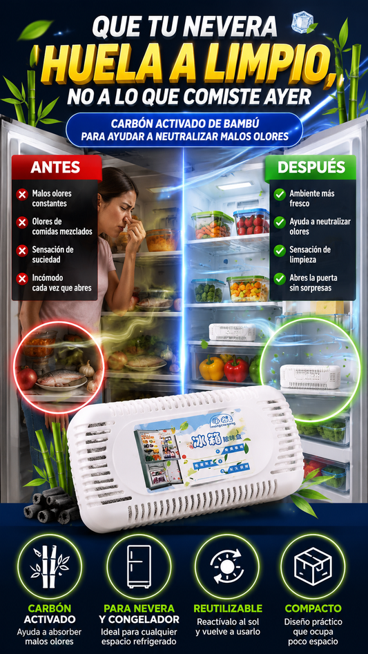 Desodorante Para Nevera Refrigerador-Ayuda a neutralizar malos olores