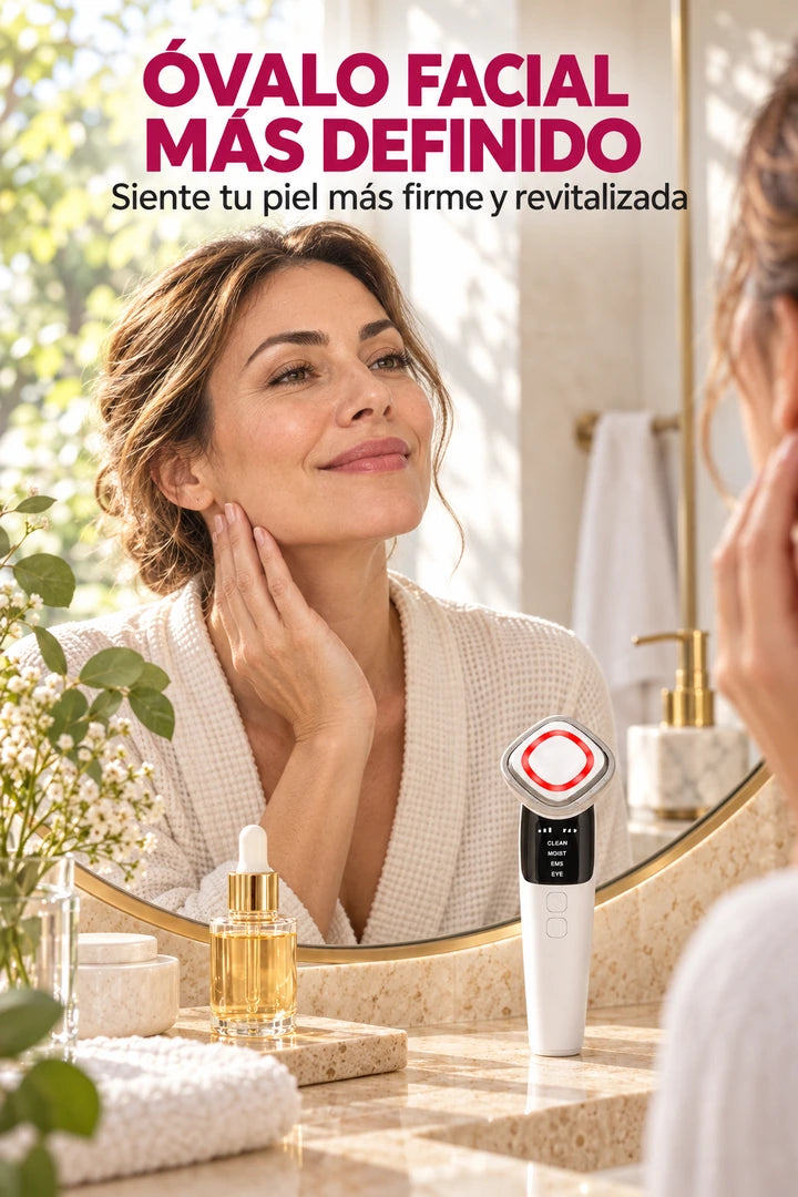 Masajeador facial EMS - óvalo facial