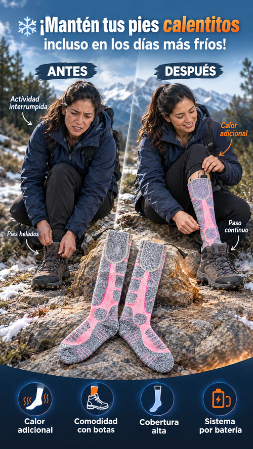 Calcetines Térmicos Eléctricos — Calor y comodidad para tus pies en días fríos